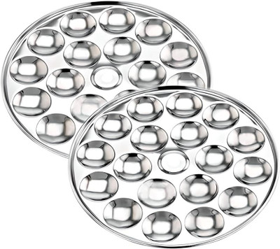 AadiVeer Stainless Steel Mini Idli Plates | Idli Maker, Set Of 2 Plates 36 Idlies Standard Idli Maker(2 Plates , 36 Idlis ) deal from flipkart AadiVeer Stainless Steel Mini Idli Plates | Idli Maker, Set Of 2 Plates 36 Idlies Standard Idli Maker(2 Plates , 36 Idlis ) deal from flipkart