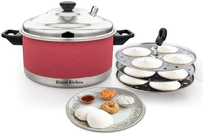 MAHAVIR Induction & Standard Idli Maker (3 Plates , 12 Idlis ) Induction & Standard Idli Maker(3 Plates , 12 Idlis )