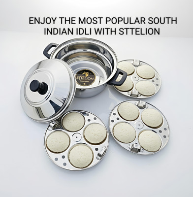 Sttelion Royal pot 12 idli Induction & Standard Idli Maker(331 Plates , 12 Idlis )
