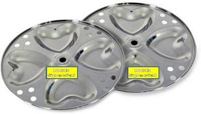 NCB NCB-HEART SHAPE IDLI PLATE(2-PLATES) Induction & Standard Idli Maker(2 Plates , 8 Idlis )