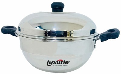 Luxuria Multi kadai Idli Maker/ Idli Cooker Stainless Steel Pot(12 idli) Induction & Standard Idli Maker(3 Plates , 12 Idlis )