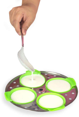 ADMONITION Silicone Cookie/Macroon tray 1 Cavity Idli Moulds(Pack of 8)
