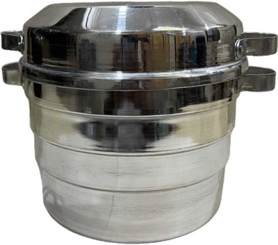 Skmetal Aluminium idle maker 4Plates,16 Idies Induction & Standard Idli Maker(4 Plates , 16 Idlis )