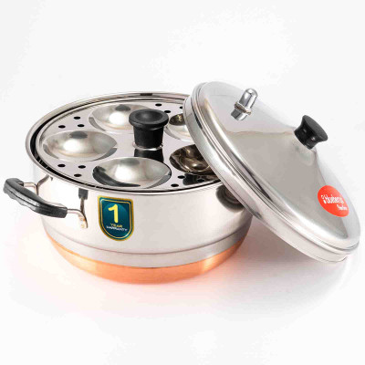 BlueBerry's 15 Idly Stainless Steel Idli Cooker Maker & Multi Kadai Pot Steamer, Induction and Gas Stove Compatible (BIM15 15 Idlies) Induction & Standard Idli Maker(4 Plates , 15 Idlis ) BlueBerry's 15 Idly Stainless Steel Idli Cooker Maker & Multi Kadai Pot Steamer, Induction and Gas Stove Compatible (BIM15 15 Idlies) Induction & Standard Idli Maker(4 Plates , 15 Idlis )