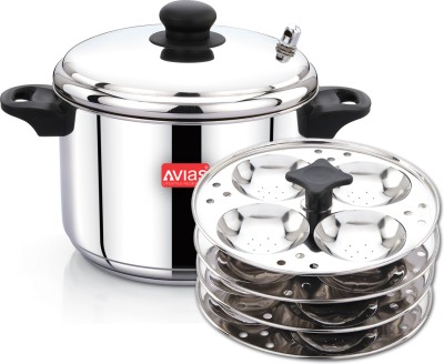 AVIAS Idly Mate 4 Plate Idli Cooker Induction Idli Maker(4 Plates , 16 Idlis )