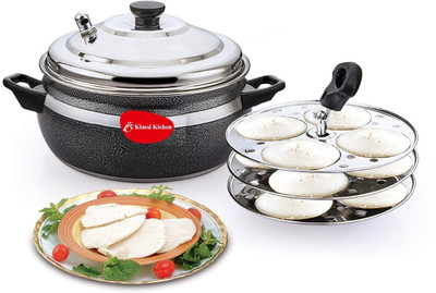 Mahavir STAINLESS STEEL Induction & Standard Idli Maker  (3 Plates , 12 Idlis ) For Rs. 579 @ 52 %