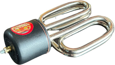 Smuf ISI Marked Pure Copper Shock Proof Kettle Element Water Heater For Drum/Tank 2000 W Shock Proof Immersion Heater Rod(Water)