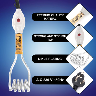 Zlymo 2023 Premium Quality ISI Certified Heating Indicator 1 year Warranty L11G-IR140 2000 W Immersion Heater Rod(WATER)