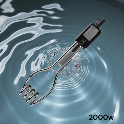 EMMKITZ 2000w Shockproof Electric Water Heater Immersion Rod Waterproof Protection 2000 W Shock Proof Immersion Heater Rod(Water)
