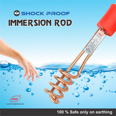 UGC Premium Quality 1500 Watt Immersion Rod Shockproof Ultra-Durable Heater rod 1500 W Shock Proof Immersion Heater Rod(Water)