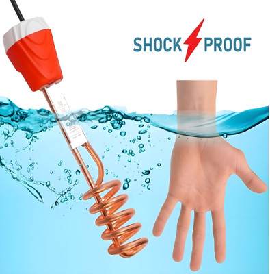ZAMPONICS EA005 Copper 2000 W Shock Proof Immersio.n Heater Rod RED 2000 W Shock Proof Immersion Heater Rod(WATER)