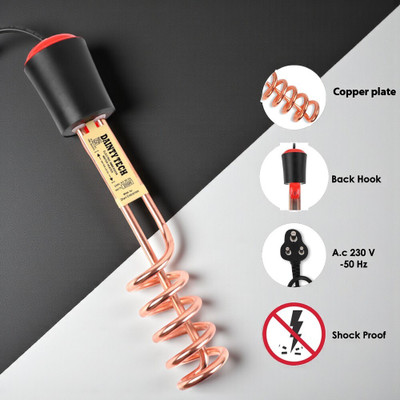 Dainty TECH ISI Mark Shock-Proof & Water-Proof Copper DT15 2000 W Shock Proof Immersion Heater Rod(Water)