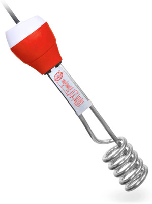 Real Gold Shock-Proof Brass Red 1500 W Immersion Water Heater Rod 1500 W Shock Proof Immersion Heater Rod(Water)
