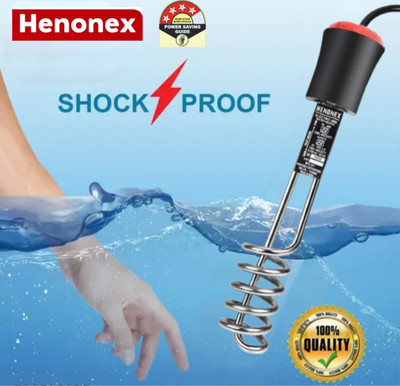 Henonex High-Quality Water Immersion Rod for Instant Heating in Buckets and Tubs 1500 W Immersion Heater Rod(Water)