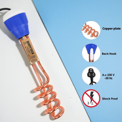 Dainty TECH IMMERSION 2000 W Copper DT08 2000 W Shock Proof Immersion Heater Rod(Water)