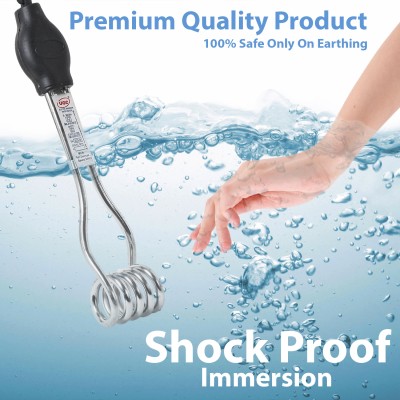 UGC Premium Immersion Water Heater Rod – 1500W, Shock Proof, 1-Year Warranty 1500 W Shock Proof Immersion Heater Rod(Rust-Resistant & Waterproof – High-quality stainless steel for durability.)