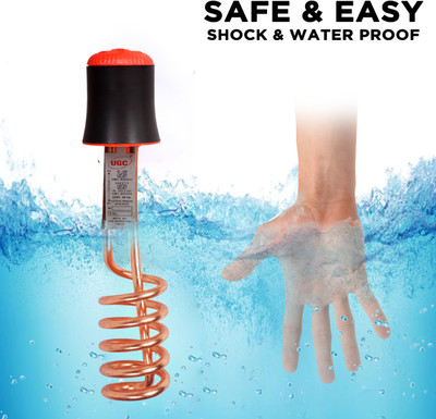 Zlymo BLK-4042 1500 W-IR265 1500 W Shock Proof Immersion Heater Rod(Water)