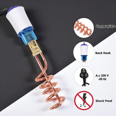 Dainty TECH Submersible Copper DT16 2000 W Shock Proof Immersion Heater Rod(Water)