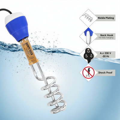 Dainty TECH Immersion Heater- DT3815 2000W Shock-proof Rod 2000 W 2000 W Shock Proof Immersion Heater Rod(Water)