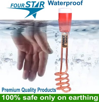 FOUR STAR KH 1500 WATER PROOF SHOCK PROOF COPPER 1500 W Shock Proof Immersion Heater Rod(WATER)