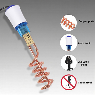 Dainty TECH Submersible Copper DT13 2000 W Shock Proof Immersion Heater Rod(Water)