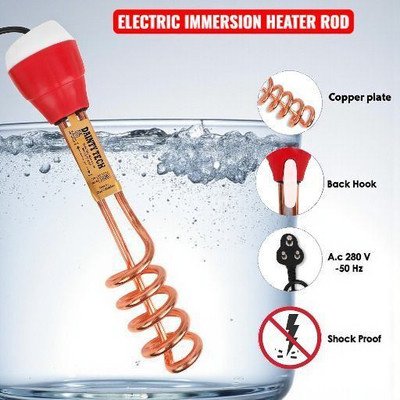 Protance Pani rod and Water Proof and water heater for home electric water heater Red 2000 W Shock Proof Immersion Heater Rod(Water)