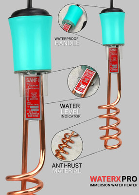 SANFI NEO-15 WATERPROOF FULLY SUBMERSIBLE 1500 W Shock Proof Immersion Heater Rod(WATER, OIL)