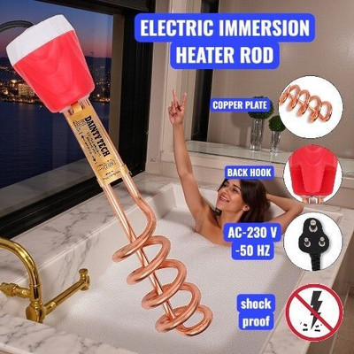 MMTELECOM ISI MARK Shock-proof & water proof Copper PRO03 2000 W Shock Proof Immersion Heater Rod(Water)