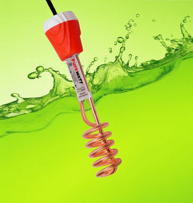 Pure Watt ISI Mark Shock-Proof & Water-Proof PWX015 Copper 2000 W Shock Proof Immersion Heater Rod(Water)