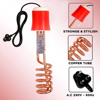Zlymo ISI Mark High Quality MRC-304 Waterproof & Shockproof 2000 W-IR264 2000 W Shock Proof Immersion Heater Rod(Water)