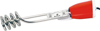royalry 1500-Watt Immersion Rod Water Heater with Copper Heating Element (Red) 1500 W Shock Proof Immersion Heater Rod(Water)