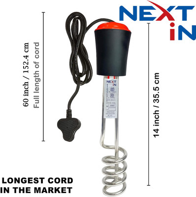 next in Nextin4866 Copper Water Heater Immersion Rod 2000 W Immersion Heater Rod(water)