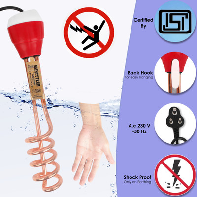 Zlymo Pani rod and Water Proof and water heater for home electric water heater-IR317 2000 W Shock Proof Immersion Heater Rod(Water)