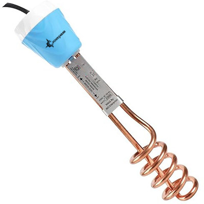 CROMPASS Copper Water Heater 1500 W Shock Proof Immersion Heater Rod(Water)