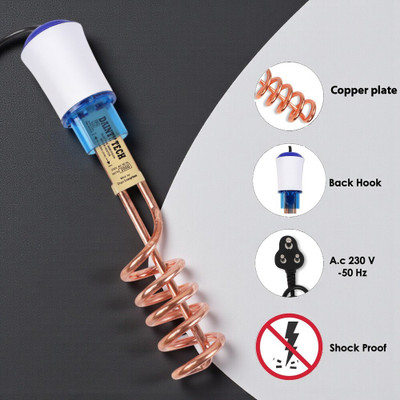 Dainty TECH Submersible Copper DT15 2000 W Shock Proof Immersion Heater Rod(Water)