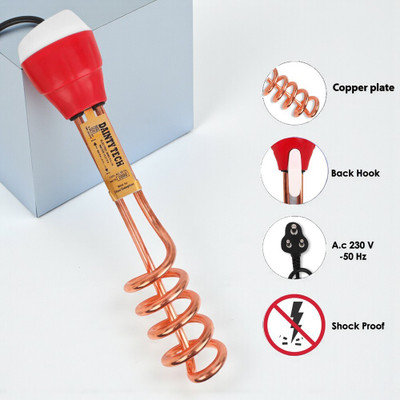 Dainty TECH Shock-Proof & Water-Proof Copper DT17 2000 W Shock Proof Immersion Heater Rod(Water)