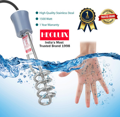 Heoluix quick heat technology 2000watt water proof & shock proof water immersion rod 2000 W Shock Proof Immersion Heater Rod(water)