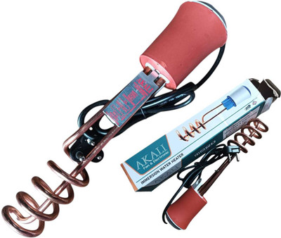 AKCOLLECTION Immersion water Rod 1000 Watts Metal Pack of 1 1000 W Immersion Heater Rod(Holder)