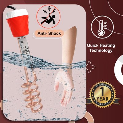 MMTELECOM Submersible VIH-0121-06 Copper 2000 W Shock Proof Immersion Heater Rod(Water)