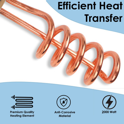 MMTELECOM Shock-Proof & Water-Proof PRO 002 2000 W Shock Proof Immersion Heater Rod(Water)