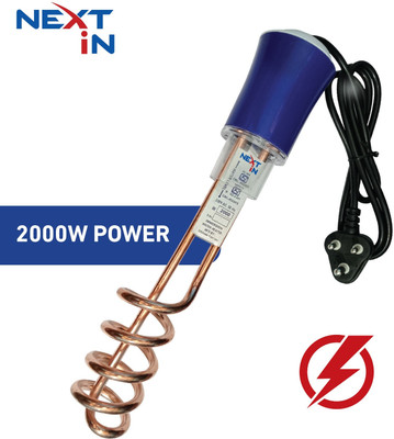 next in SmartChoice Copper Water Heater Rod Blue and White Immersion Rod 2000 W Shock Proof Immersion Heater Rod(Water, liquid)