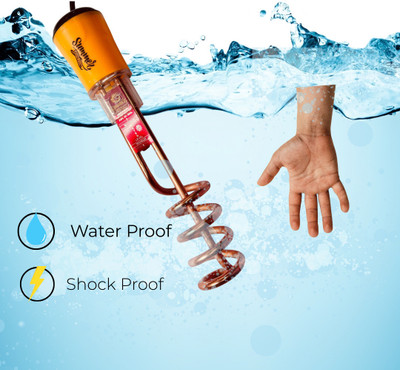 SUMMER SWING INDIA SSI-IMM-ROD-01-YLW-CU 1500 W Shock Proof Immersion Heater Rod(WATER)