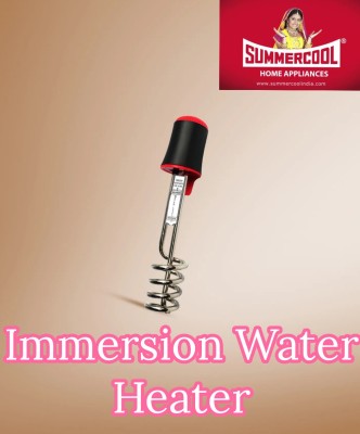 Summercool AQUA Shockproof Japanese Technology Electric IMMERSION WATER HEATER Eco Friendly 1500 W Shock Proof Immersion Heater Rod(COPPER ROD, Heating Element Type: Tubuler, Heating Substances: 220)