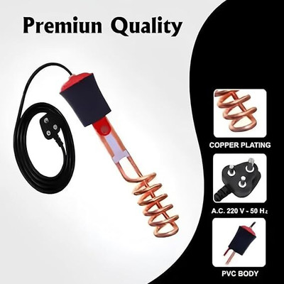Zlymo ISI Mark High Quality MRC-202 Waterproof & Shockproof 2000 W-IR266 2000 W Shock Proof Immersion Heater Rod(Water)