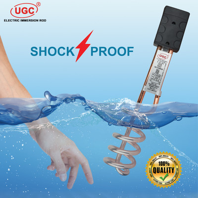 UGC Shock-Proof Immersion Rod – 1500W High-Quality Water Heater with Warranty 1500 W Shock Proof Immersion Heater Rod(Water)