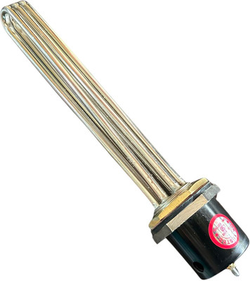 Smuf 1.5 Inch 3 Rod ISI Mark Pure Copper Kettle Element For Tank 3000 W Shock Proof Immersion Heater Rod(Water)