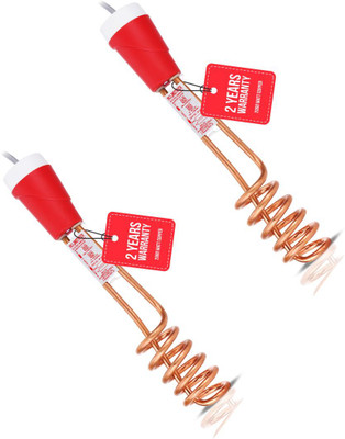 Moonstruck WATERPROOF SPIRAL PACK OF 2 1500 W Shock Proof Immersion Heater Rod(Water)