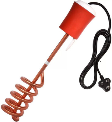 ShriShyam Quick Heating Red Handle 1500 W Shock Proof Immersion Heater Rod(Water)