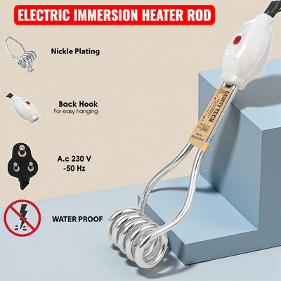 Dainty TECH 2000-Watt with Copper tube element with Nickel Plating 1 year Warranty L13G 2000 W Immersion Heater Rod(Water)