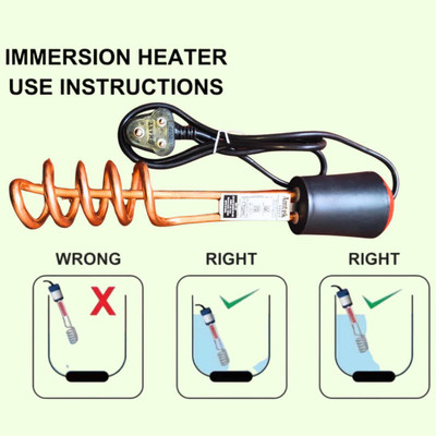Wrixty Immersion Rod Waterproof And Shockproof Rod 1Pc 1500 W Shock Proof Immersion Heater Rod(Water)